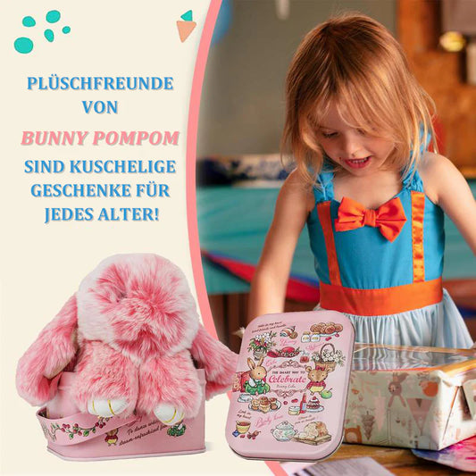 🔥Solange der Vorrat reicht 50 % Rabatt!🎉Handgemachte weiche Bunny PomPom-Anhänger