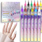 🎁Heißer Verkauf 50% OFF⏳🎨12 Farben Nailart Stifte Set