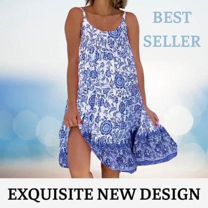 ✈️ Kostenloser Versand bei 2 Einkäufen ✈️🔥Neues bedrucktes Camisole-Kleid