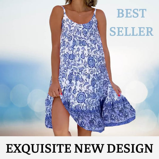 ✈️ Kostenloser Versand bei 2 Einkäufen ✈️🔥Neues bedrucktes Camisole-Kleid