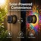 🎉1 kaufen, 1 gratis dazu🌞💡Solar-Mandala-Wandleuchte für den Außenbereich, Garten, Zaun, Projektorlampe, Terrasse, Stimmungsdekoration