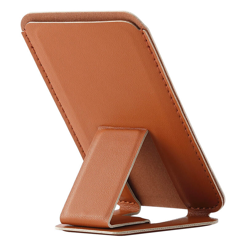 Leather Phone Stand with Card Holder-17