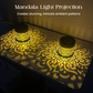 🎉1 kaufen, 1 gratis dazu🌞💡Solar-Mandala-Wandleuchte für den Außenbereich, Garten, Zaun, Projektorlampe, Terrasse, Stimmungsdekoration