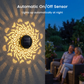 🎉1 kaufen, 1 gratis dazu🌞💡Solar-Mandala-Wandleuchte für den Außenbereich, Garten, Zaun, Projektorlampe, Terrasse, Stimmungsdekoration